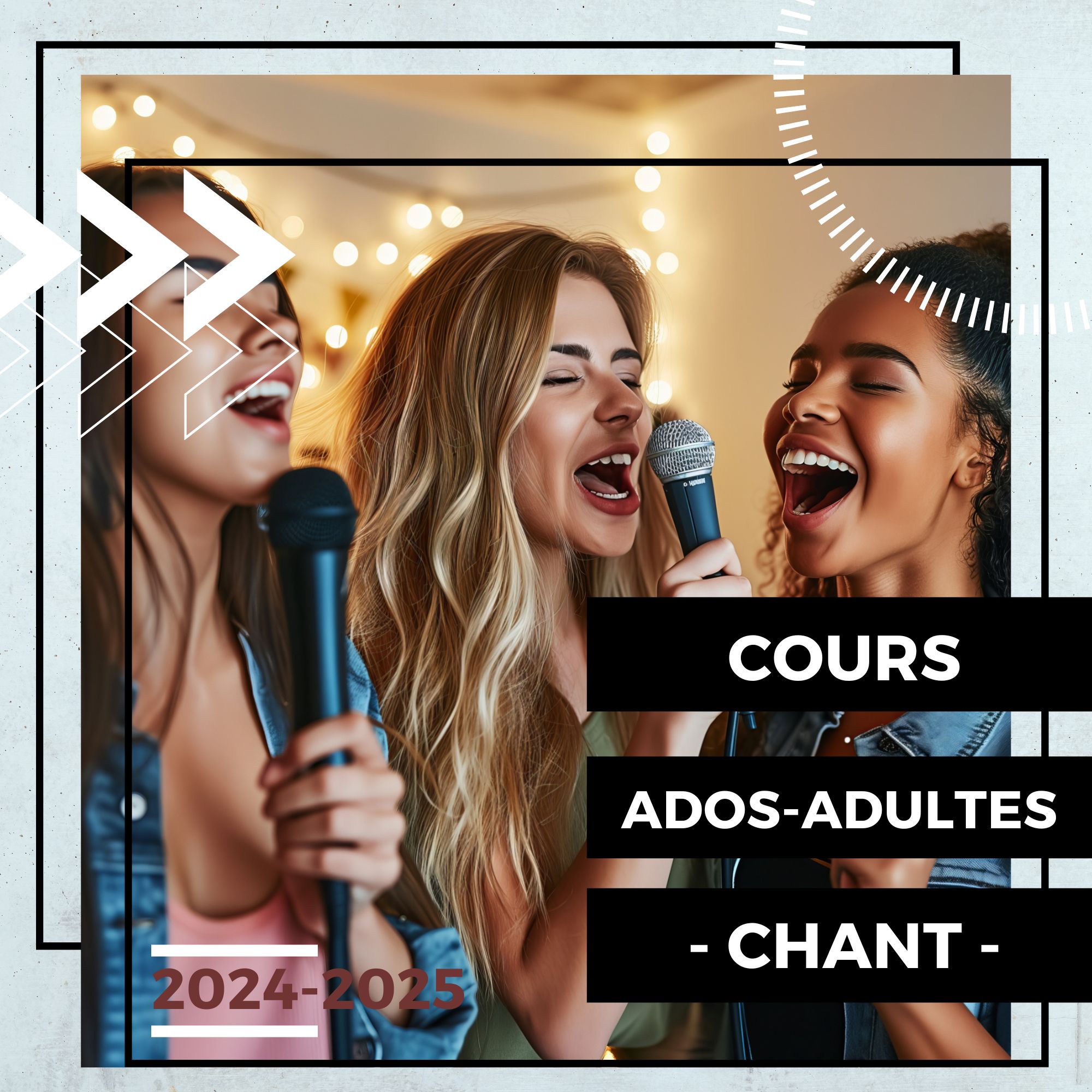 Cours chant adosadultes Studio Artendance
