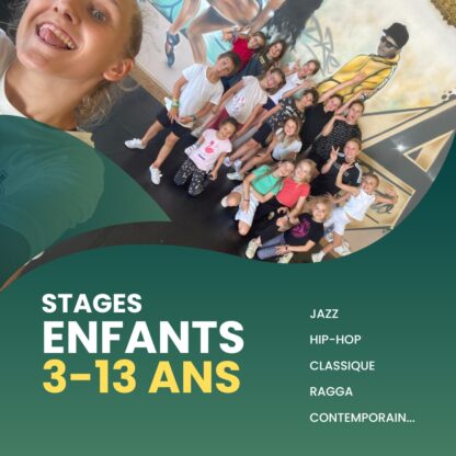 Stages enfants 2025 de 3-13 ans